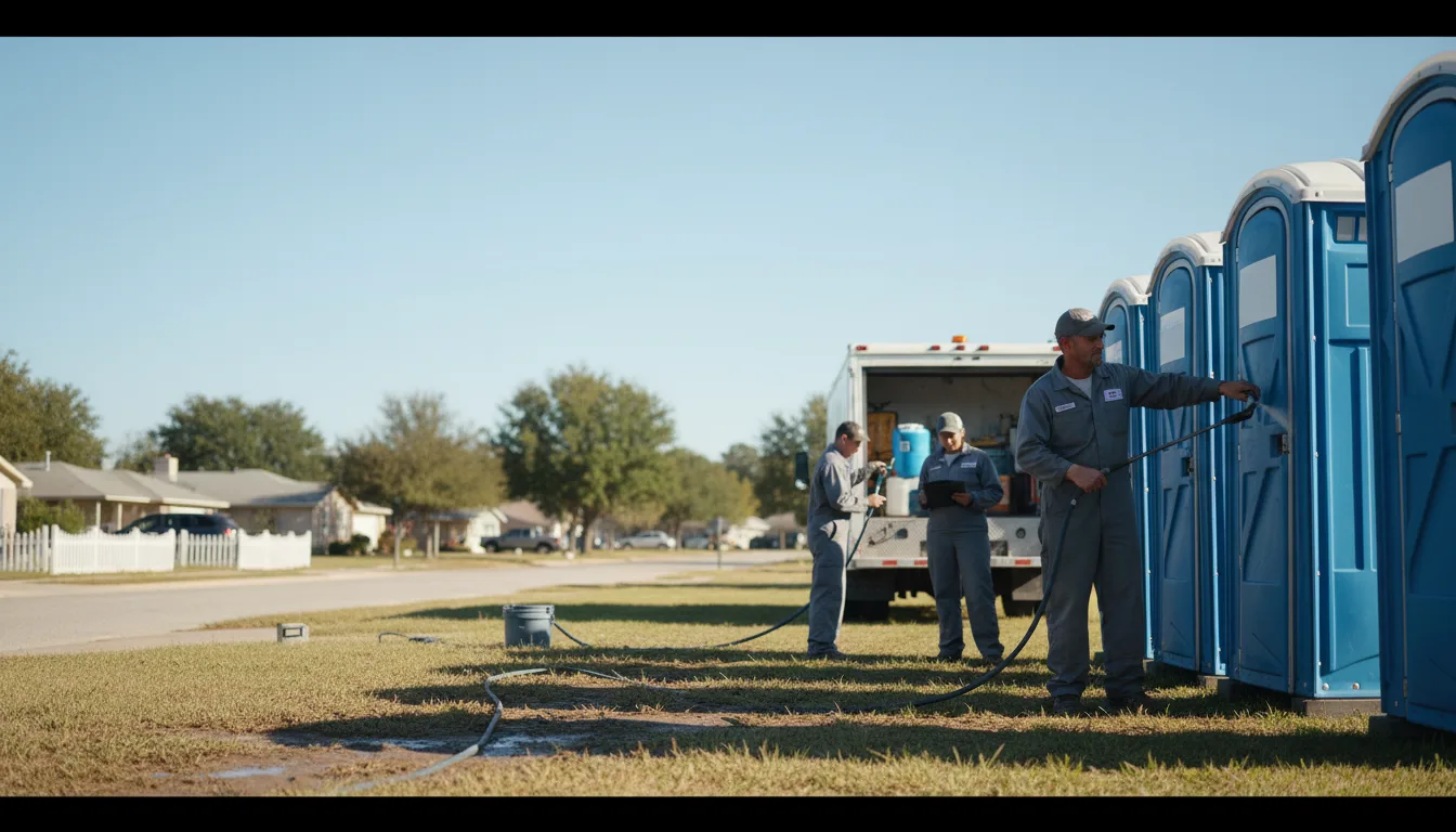 Long-Term Portable Toilet Rental in Montgomery, LA near me